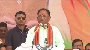 मुख्यमंत्री साय ने बीजापुर में एक सभा में कहा कि कांग्रेसी जगह-जगह फार्म भरवा कर जनता को ठग रहे