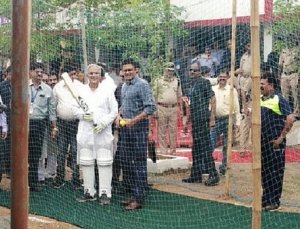 अनिल कुंबले की बॉलिंग पर मुख्यमंत्री भूपेश बघेल ने लगाए जमकर शॉट