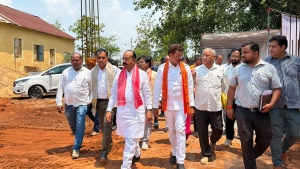 उप मुख्यमंत्री श्री अरुण साव ने शहरी विकास योजनाओं का किया सघन निरीक्षण