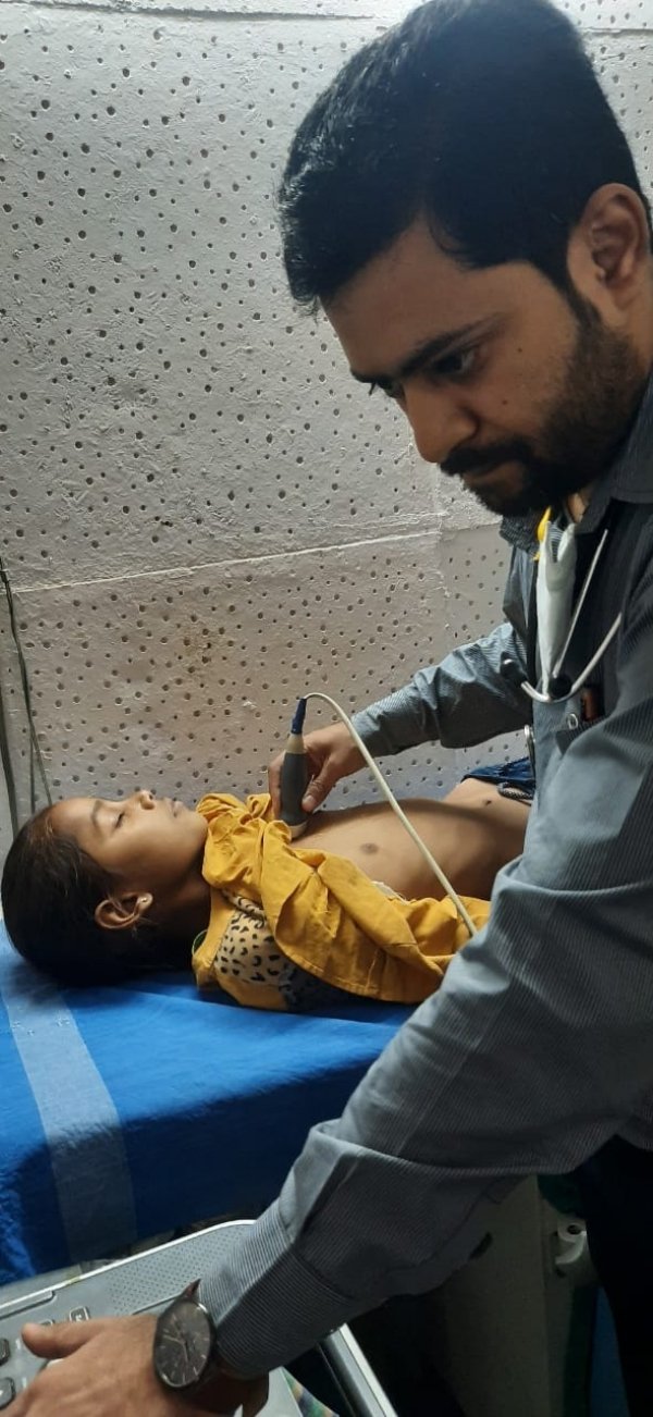 चिरायु अतंर्गत जन्मजात हृदय रोग स्क्रीनिंग शिविर का आयोजन