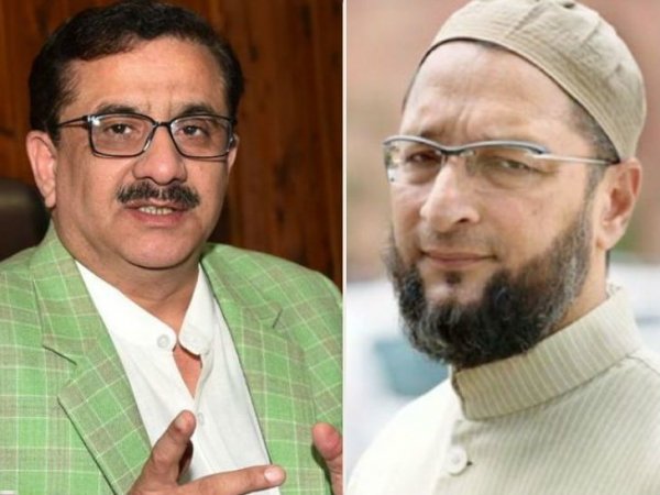 ओवैसी और आईएस आतंकी बगदादी में कोई अंतर नहीं: शिया वक्फ बोर्ड के प्रमुख