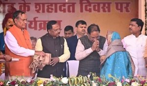 शहीद वीर नारायण सिंह का बलिदान, आत्मगौरव, संघर्ष और स्वाभिमान का प्रतीक - मुख्यमंत्री  साय