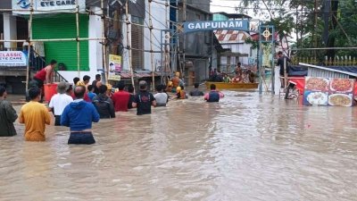 भारी बारिश के कारण मणिपुर में तबाही का मंजर; तीन की मौत, कई इलाके जलमग्न