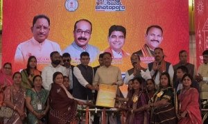 सुहेला में मुख्यमंत्री ने कार्यक्रम में दिखाई विकास की झलक सुहेला में