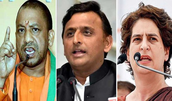 यूपी में योगी-अखिलेश के बीच काँटे की टक्कर, प्रियंका का भी बढ़ा आत्मविश्वास