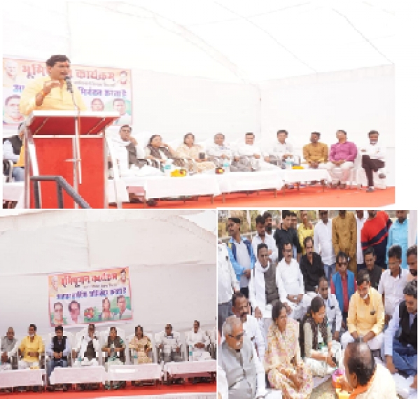 संजय नगर तालाब का होगा कायाकल्प, महापौर एवं भिलाई नगर विधायक देवेंद्र यादव ने रखी नींव,