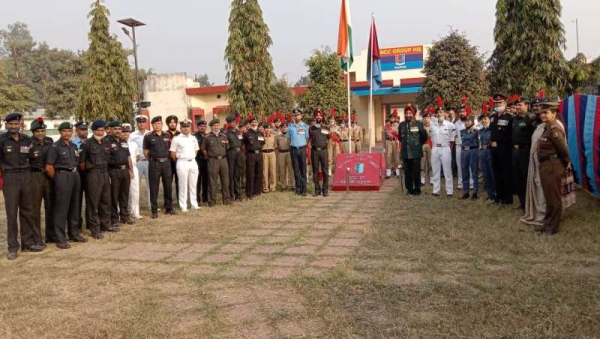 एनसीसी मुख्यालय रायपुर ने 72 वीं गणतंत्र दिवस नए एनसीसी कॉम्पलेक्स, कोटा रायपुर में मनाया