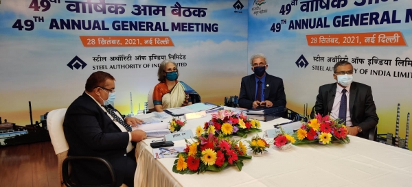 सेल अध्यक्ष ने कंपनी की 49वीं वार्षिक आम बैठक में कहा कि सेल विस्तारीकरण के अपने अगले चरण की ओर बढ़ने के लिए तैयार है