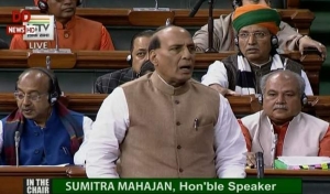 संसद में बोले राजनाथ, देश के संघीय ढांचे को नुकसान पहुंचा रहीं ममता बनर्जी