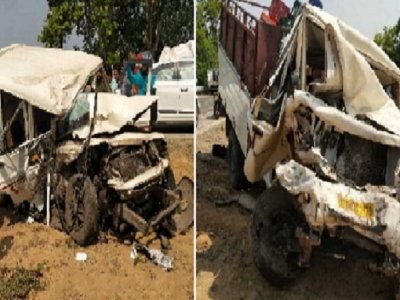 गलत दिशा से आ रही पिकअप से भिड़ी तेज रफ्तार बोलेरो, एक की मौत