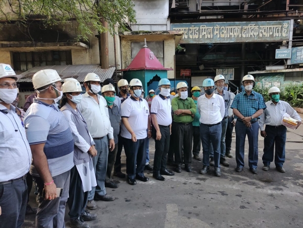 वायर रॉड मिल ने बनाया नया रिकॉर्ड