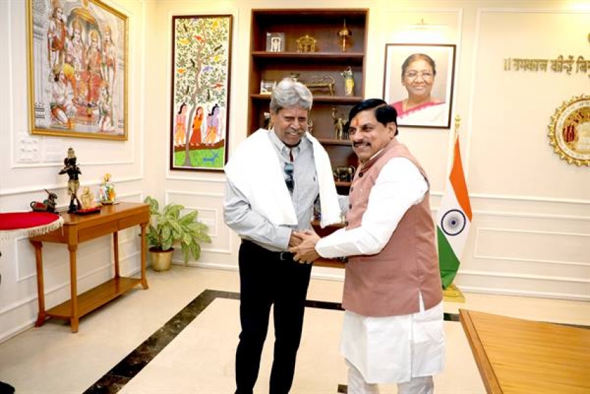 मुख्यमंत्री डॉ. यादव से मिले प्रख्यात क्रिकेटर कपिल देव