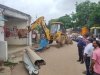 पानी टंकी निर्माण के लिए निगम ने ढहाया अतिक्रमण