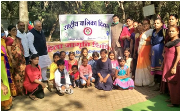 विधायक और महापौर ने बालिकाओं को किया प्रोत्साहित, दादा-दादी, नाना-नानी पार्क में किया गया बालिका दिवस का आयोजन