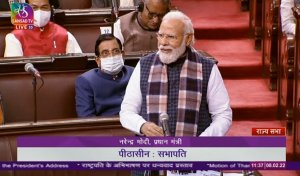 PM in Rajya Sabha । पीएम मोदी बोले- गरीबों के सशक्तिकरण के लिए हुआ काम, कोरोना मानव के लिए बड़ा संकट