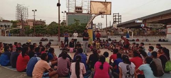 साई हॉस्टल के बच्चों को बताया गुड टच बैड टच