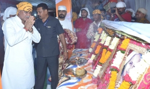 मुख्यमंत्री श्री बघेल संत बाबा हरदास राम के  28वें बर्सी महोत्सव में हुए शामिल
