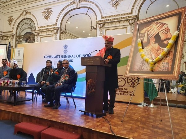 मुख्यमंत्री श्री भूपेश बघेल न्यूयॉर्क में शिवाजी जयंती कार्यक्रम में हुए शामिल