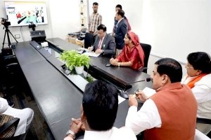 मुख्यमंत्री डॉ. मोहन यादव ने आगर में सामूहिक विवाह कार्यक्रम में 551 जोड़ों को वीसी के माध्यम से उज्जवल भविष्य की शुभकामनाएं दीं