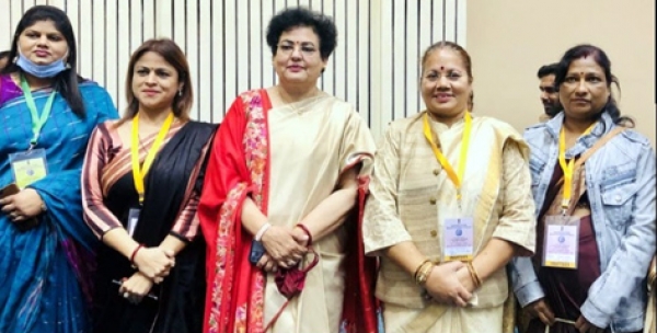 राष्ट्रीय महिला आयोग के स्थापना दिवस में शामिल हुई हर्षिता पांडेय