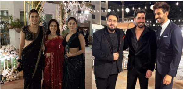 सनी सिंह की बहन के रिसेप्शन में पहुंची फिल्म &#039;प्यार का पंचनामा 2&#039; की टीम