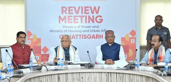 राज्य और केन्द्र सरकार के बेहतर समन्वय से छत्तीसगढ़ का होगा तेजी से विकास :मनोहर लाल