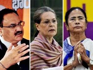 सोनिया ने कहा- केंद्र का जासूसी कराना शर्मनाक, नड्‌डा ने पूछा- यूपीए में किसने प्रणब मुखर्जी पर नजर रखवाई थी