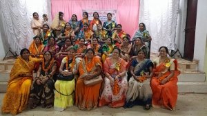 मानिकपुरी महिला समिति कबीर कुटी हरनाबांधा, दुर्ग, ने धूम-धाम से  शपथ ग्रहण एवं होली मिलन समारोह मनाया