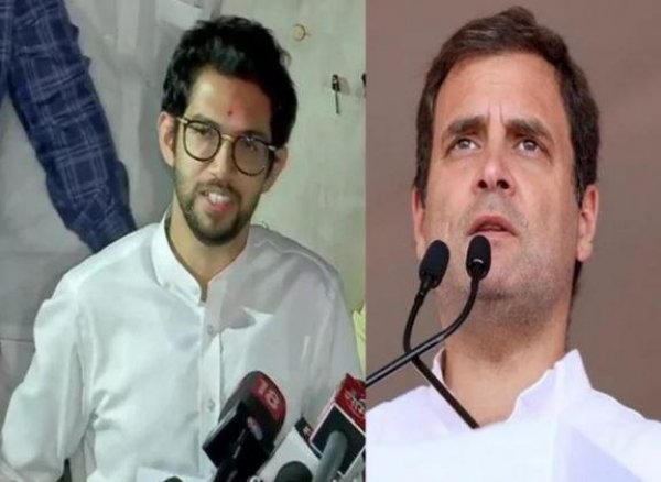 महाराष्ट्र में सरकार गठन के बाद पहली बार राहुल गांधी से मिले आदित्य ठाकरे