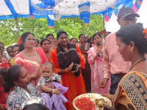 पामगल के समाधान शिविर में उमड़ा जनसैलाब