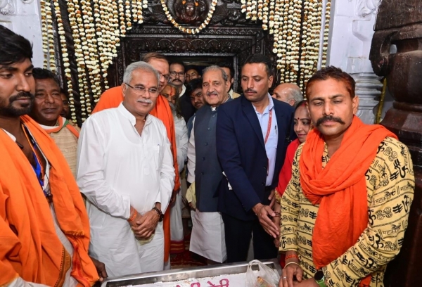 राजीव लोचन आरती में शामिल हुए मुख्यमंत्री&nbsp; भूपेश बघेल...