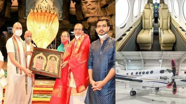 60 करोड़ का नया सरकारीविमान उड़ान के लिए तैयार,परिवार संग तिरुपति जायेंगे शिवराज