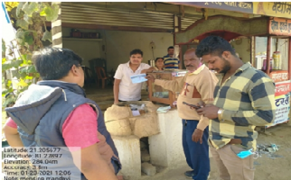 आईएचएसडीपी आवास में सफाई कराने के बाद गंदगी फैलाने पर निवासियों से 100 से 200 रुपये लिया गया जुर्माना