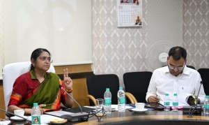 निकायों में सुशासन, जवाबदेही और जन सेवा को दें सर्वोच्च प्राथमिकता, नगरीय प्रशासन विभाग की सचिव श्रीमती शंगीता आर. ने वीडियो कॉन्फ्रेसिंग से ली सभी 194 निकायों की बैठक