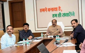 केन्द्रीय जल शक्ति मंत्रालय की वीसी में शामिल हुए उप मुख्यमंत्री अरूण साव