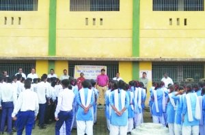 बच्चों को दी कुष्ठ रोग की जानकारी