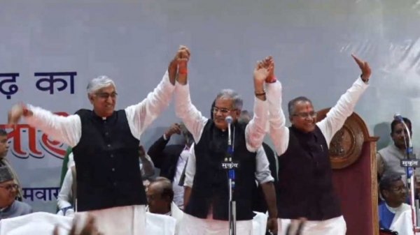 भूपेश का मंत्रिमंडल 25 दिसंबर को लेगा शपथ