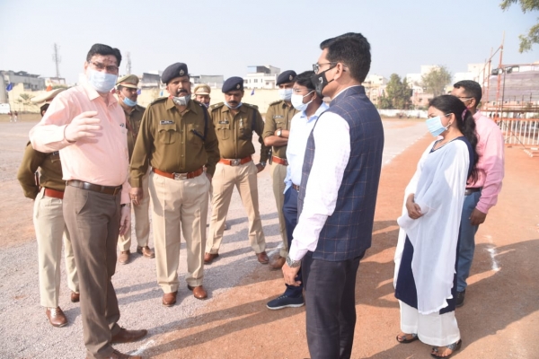 इस बार गणतंत्र दिवस का आयोजन पुलिस लाइन में, अंतिम रिहर्सल संपन्न