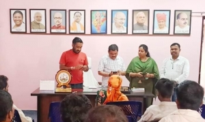 चित्रकोट विधायक श्री विनायक गोयल ने स्व-गणना कार्य को किया पूर्ण