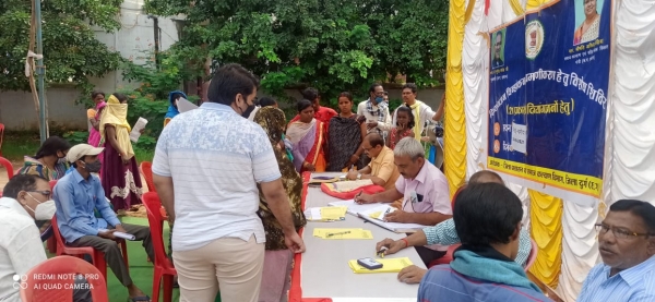 प्राथमिक स्वास्थ्य केन्द्र भिलाई-03 में दिव्यांग प्रमाणीकरण शिविर का आयोजन
