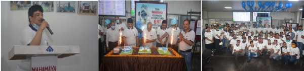 सेल-बीएसपी के &ldquo;महामाया&rdquo; ब्लास्ट फर्नेस-8 ने 8 मिलियन टन संचयी उत्पादन के मील के पत्थर को किया पार