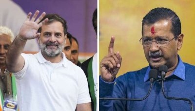 केजरीवाल  मोदी की तरह आरक्षण के खिलाफ हैं : राहुल गांधी