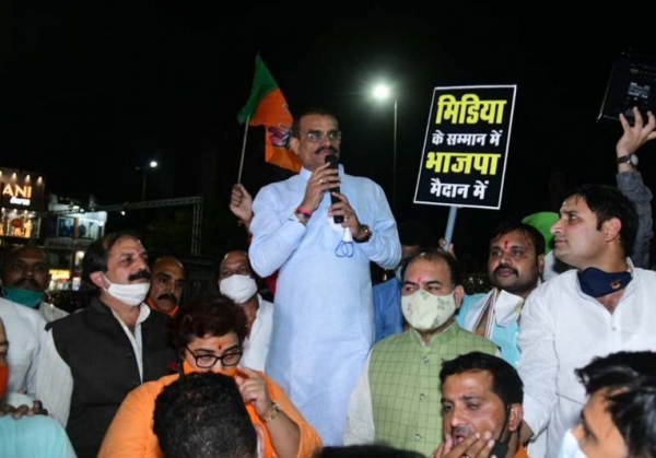 अर्नब की गिरफ्तारी प्रेस की स्वतंत्रता और अभिव्यक्ति की आजादी को कुचलने का प्रयास : विष्णुदत्त शर्मा