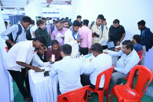 राज्य स्तरीय रोजगार मेले के पहले दिन 5,018 प्रतिभागियों ने कराया पंजीयन