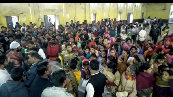 चांपा में पट्टा वितरण को लेकर हुआ जमकर हंगामा