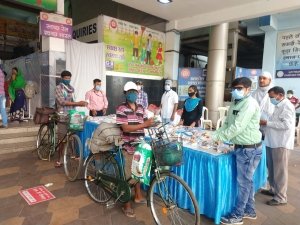 रैपुडा,अमृतसर,दिल्ली और पूना स्पेशल श्रमिक ट्रेन से पहुंचे 661 श्रमिक यात्री