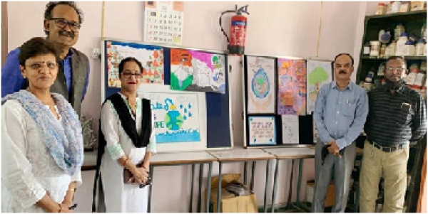 जल संरक्षण पर विभिन्न प्रतियोगितायें आयोजित