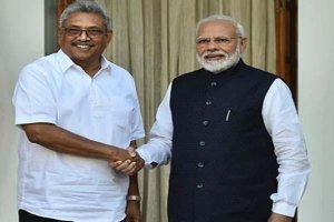 श्रीलंका के राष्ट्रपति राजपक्षे ने मोदी को ‎दिया न्योता