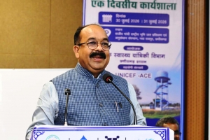 जलापूर्ति योजनाओं के दीर्घकालीन सुचारू संचालन के लिए जल संचय और जल संरक्षण जरूरी &ndash;  अरुण साव