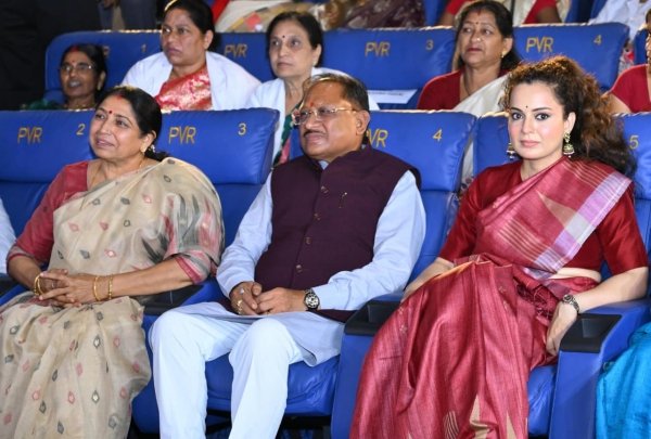 Salute to the unsung heroes of 26/11: Chief Minister Shri Sai attends the pre-launch screening of &lsquo;Bharat Bhagya Vidhata&rsquo;